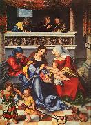 Lucas  Cranach The Holy Family Sweden oil painting reproduction